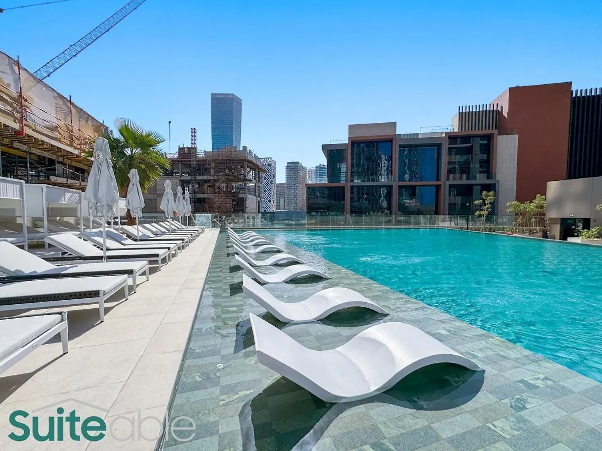 Stunning 1 Bedroom With Burj Khalifa View Dubaj 0*,